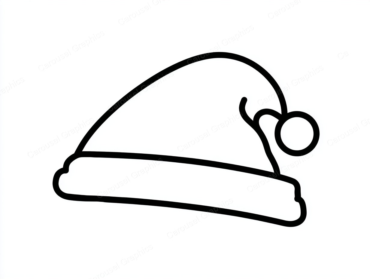 Santa Hat Vector Graphic preview