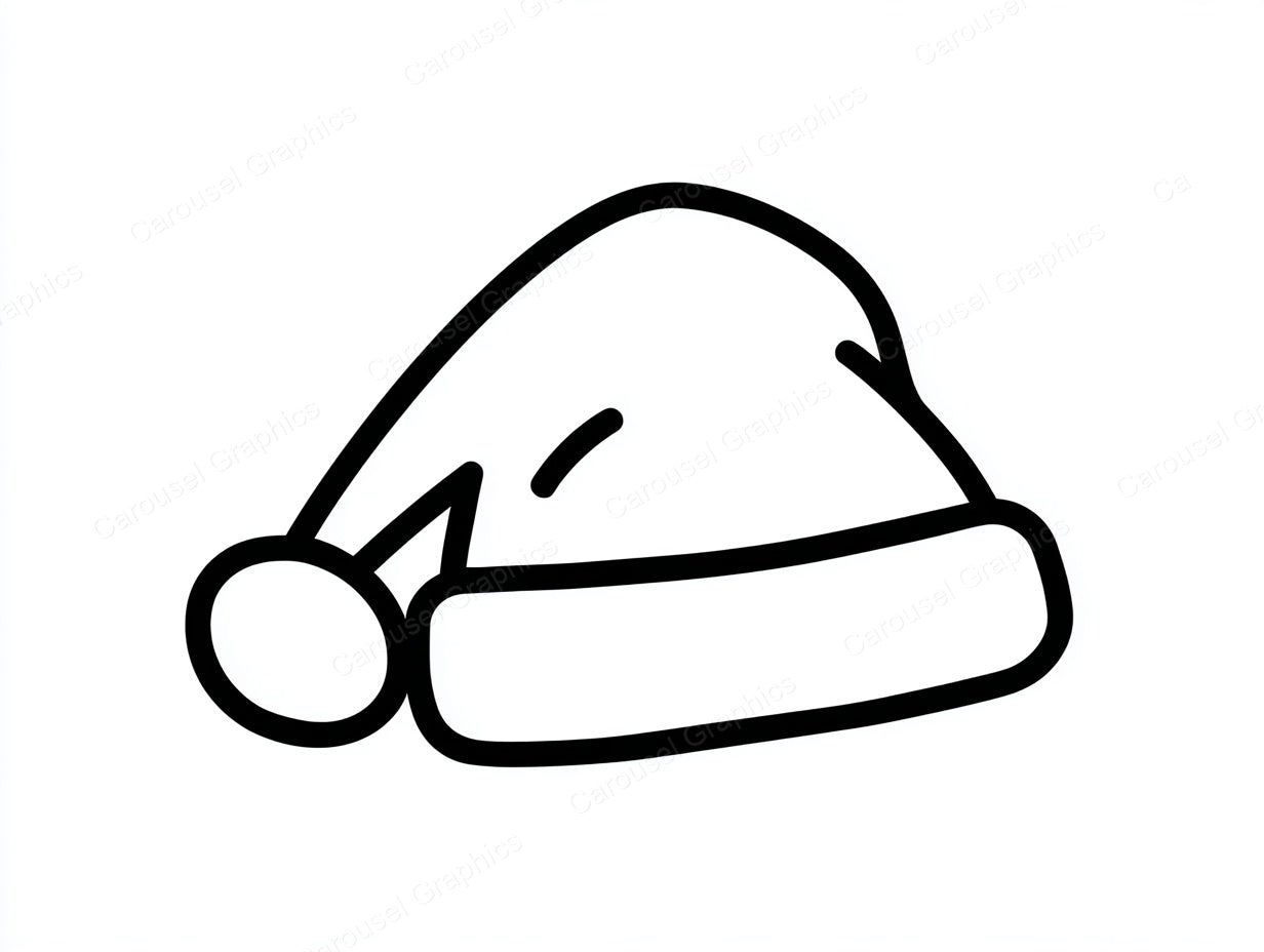 Santa Hat Vector Graphic preview