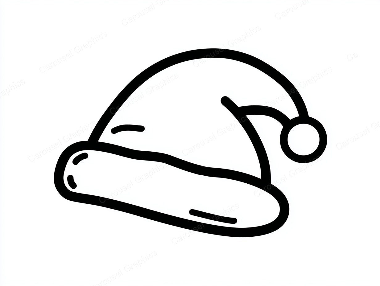 Santa Hat Vector Graphic preview