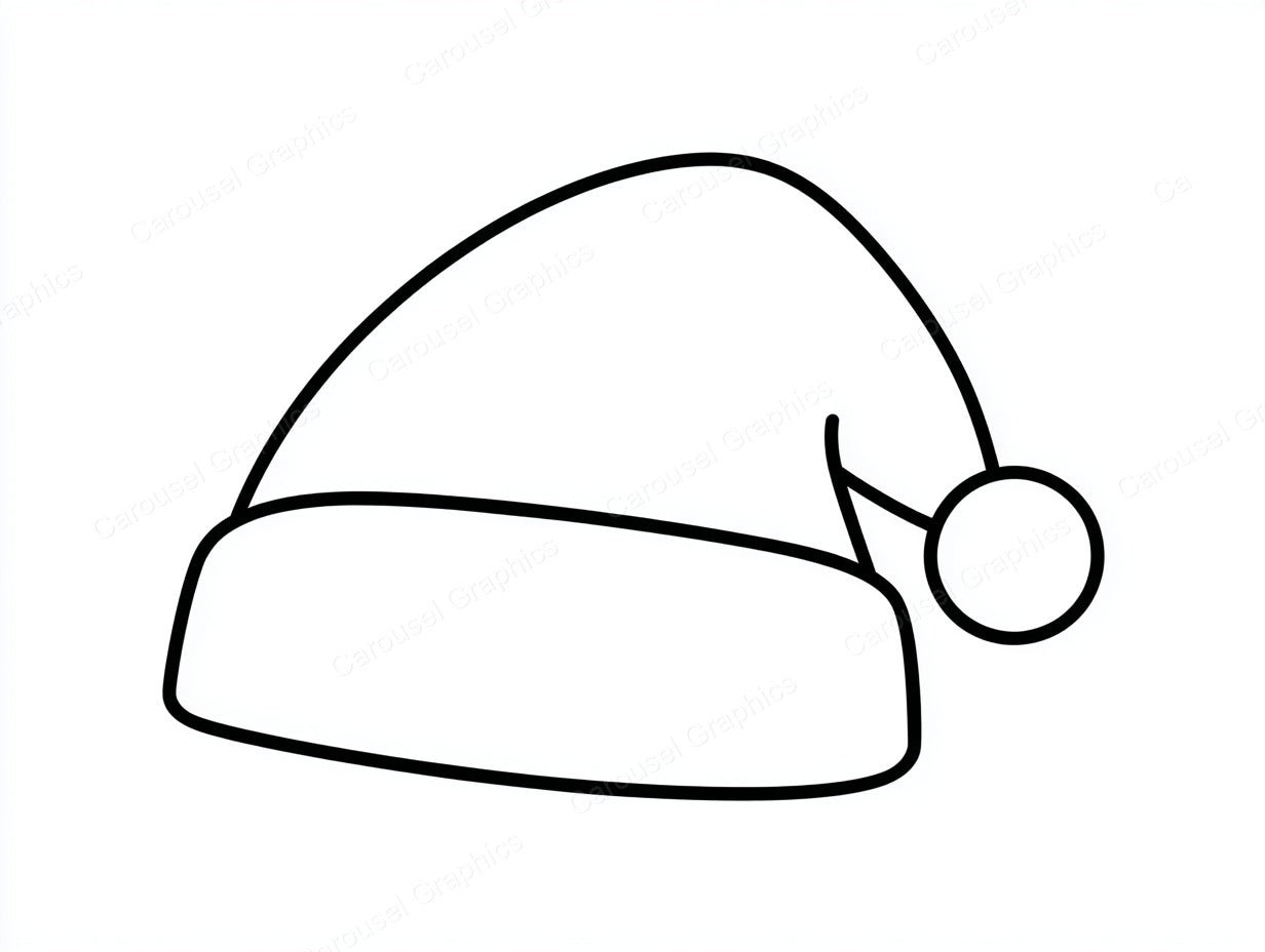 Santa Hat Vector Graphic preview