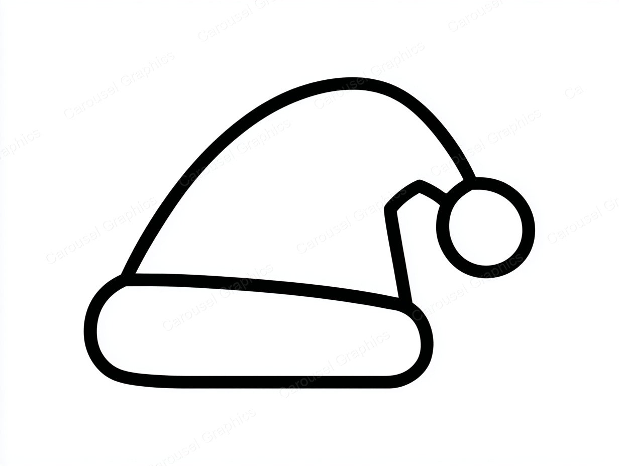 Santa Hat Vector Graphic preview