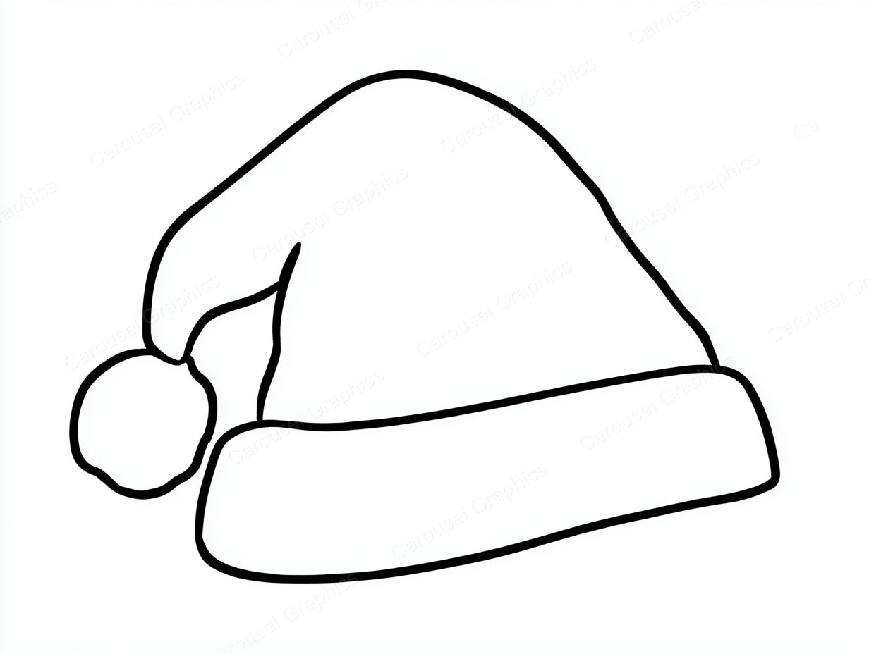 Santa Hat Vector Graphic preview