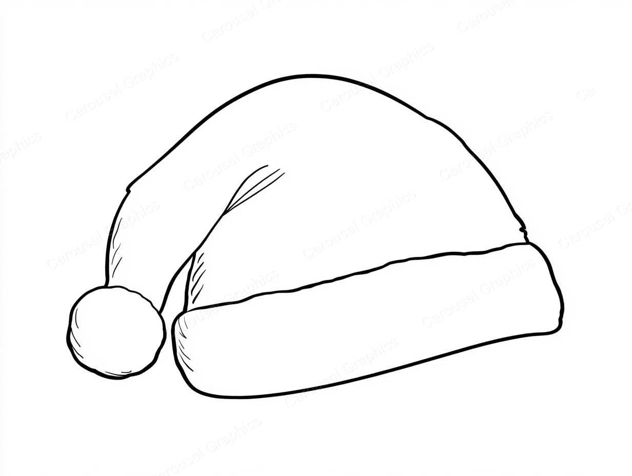 Santa Hat Vector Graphic preview