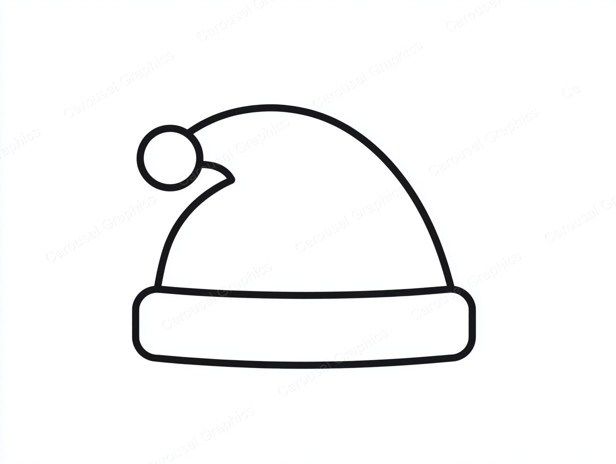 Santa Hat Vector Graphic preview