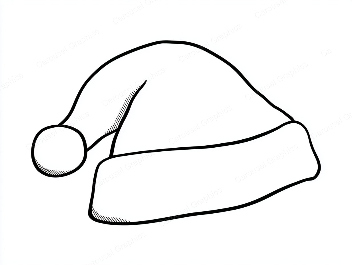 Santa Hat Vector Graphic preview