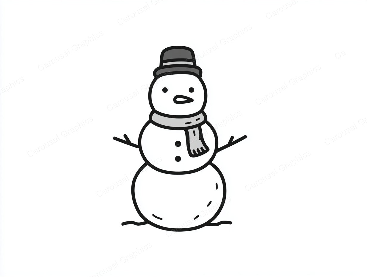 Snowmen Vector Graphic preview