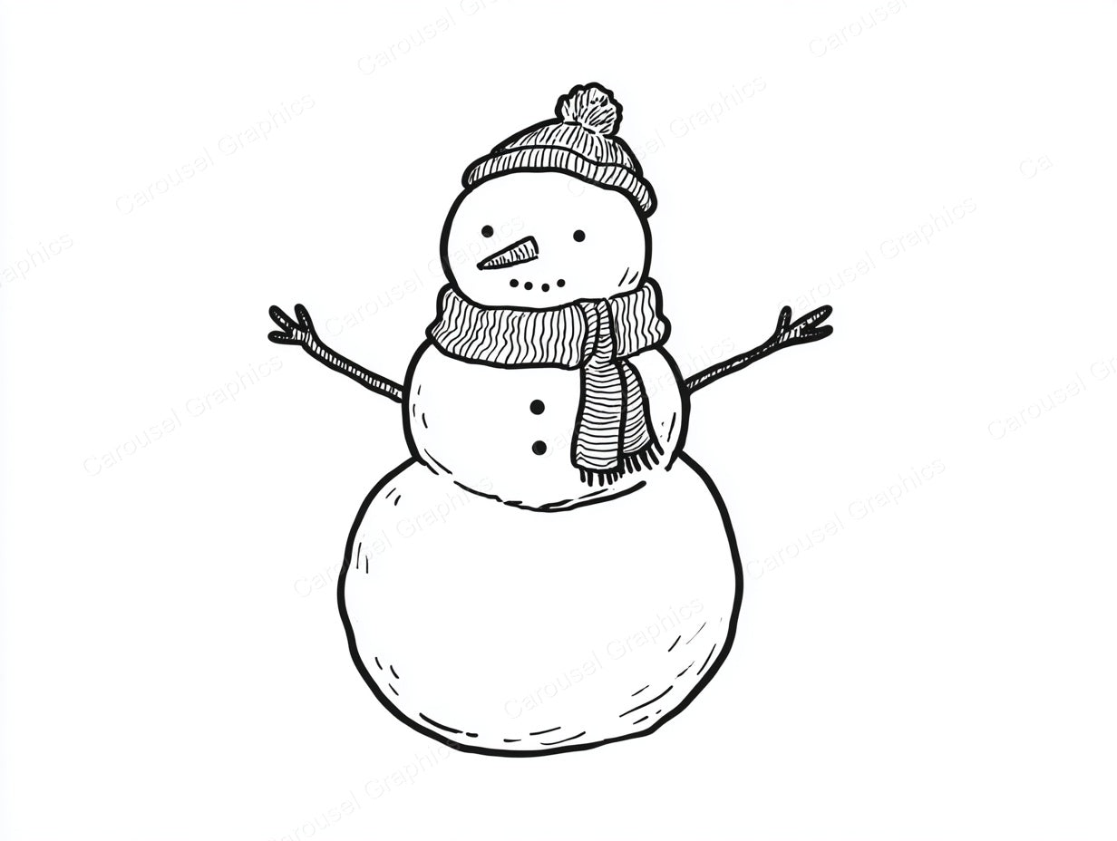Snowmen Vector Graphic preview