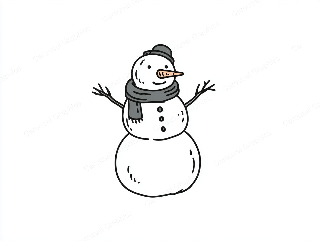 Snowmen Vector Graphic preview