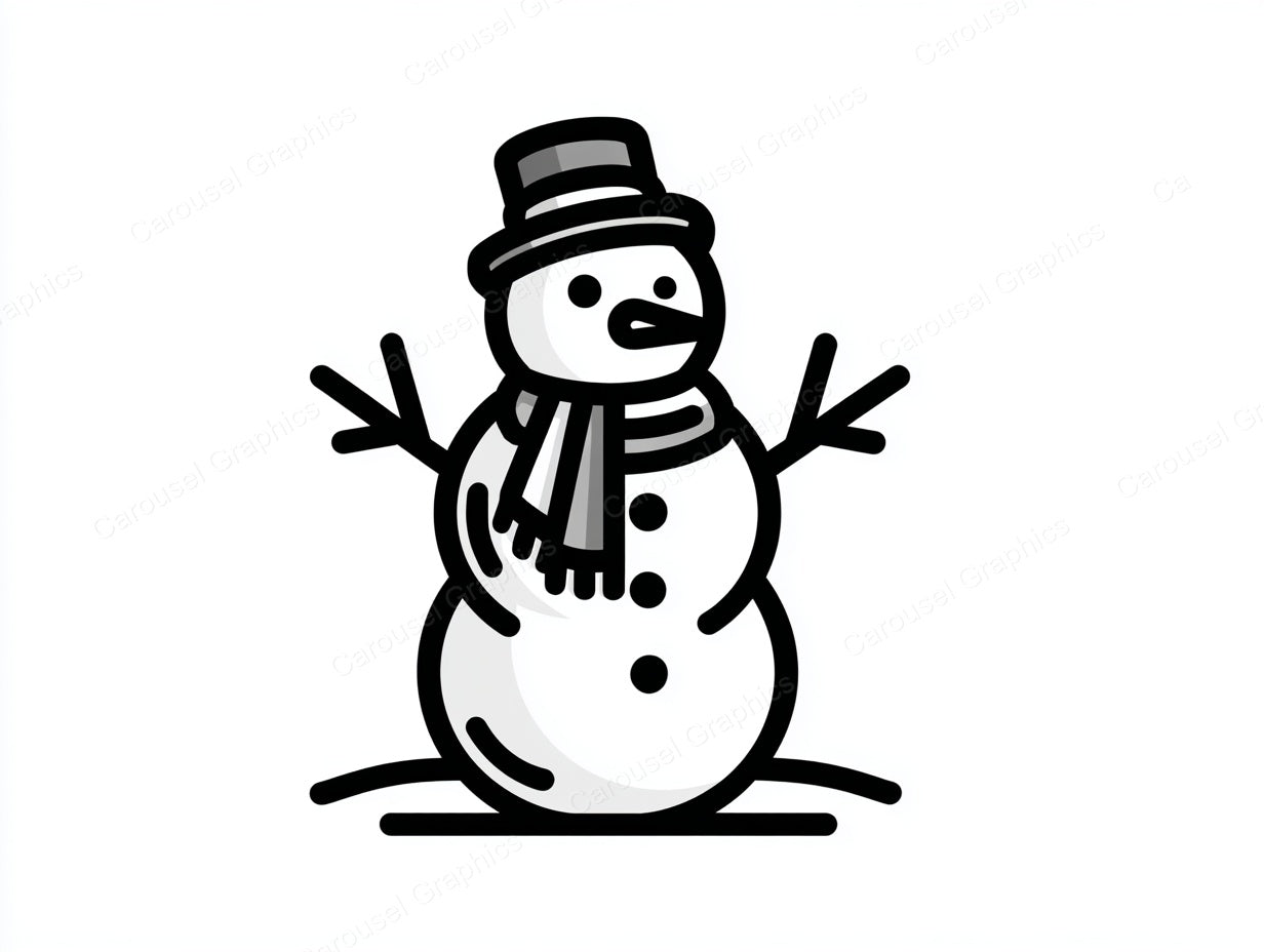 Snowmen Vector Graphic preview