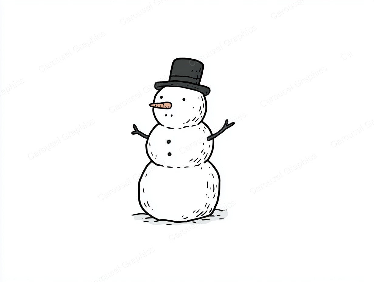 Snowmen Vector Graphic preview
