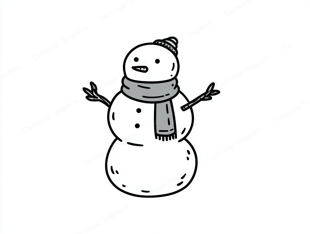 Snowmen Vector Graphic preview
