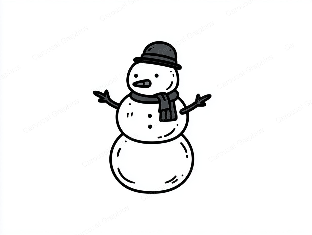 Snowmen Vector Graphic preview