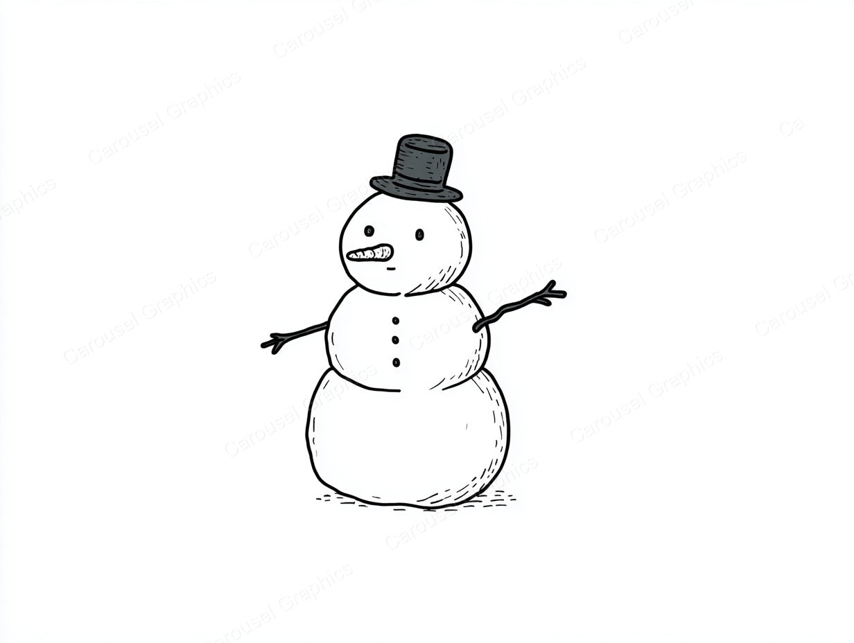 Snowmen Vector Graphic preview