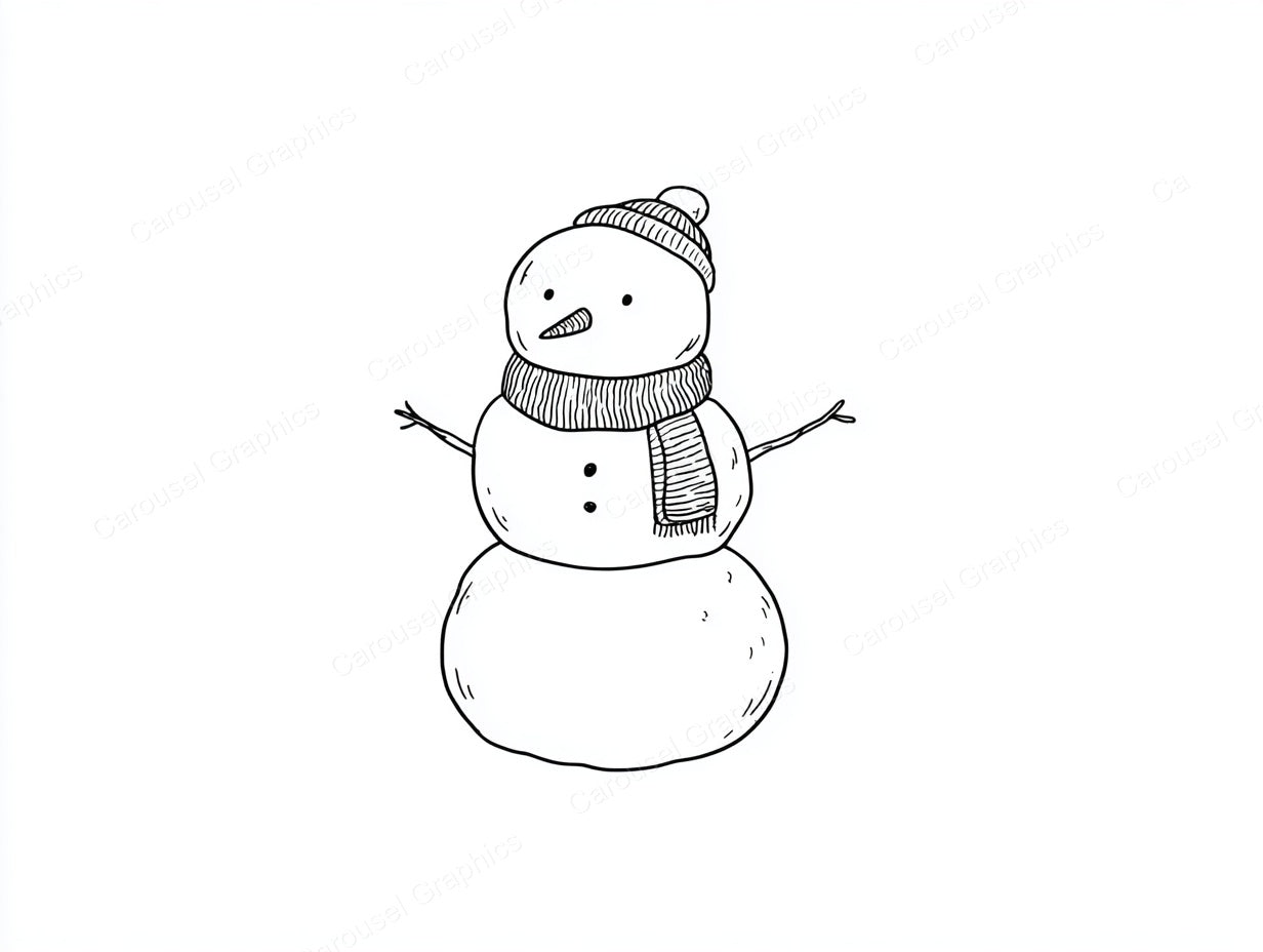 Snowmen Vector Graphic preview