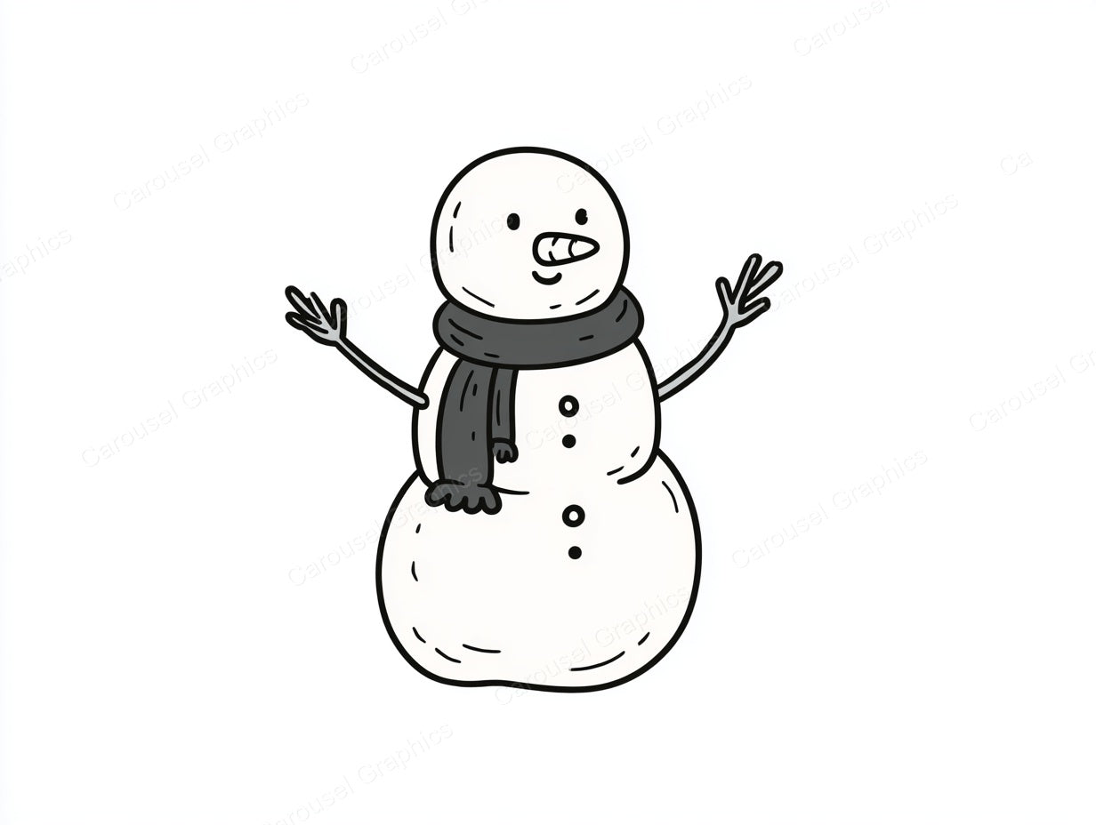 Snowmen Vector Graphic preview