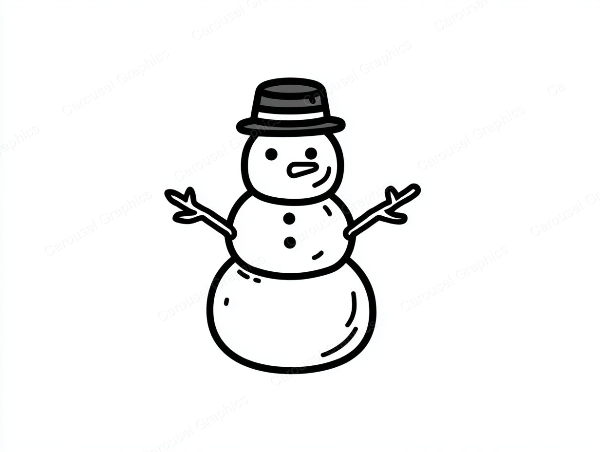 Snowmen Vector Graphic preview