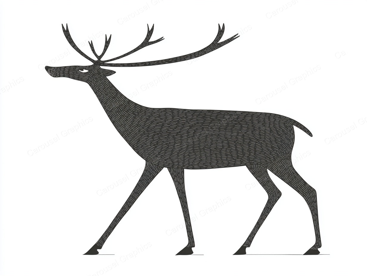 Reindeer Vector Graphic preview