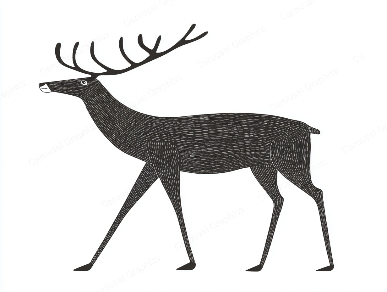 Reindeer Vector Graphic preview