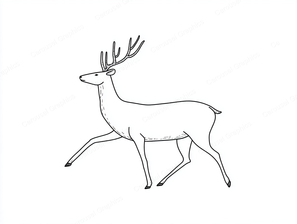 Reindeer Vector Graphic preview
