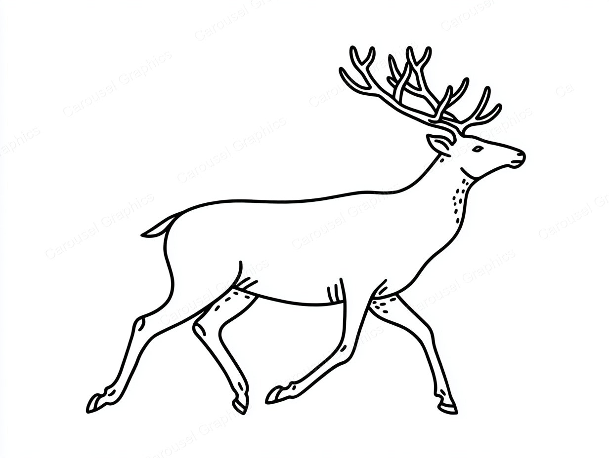 Reindeer Vector Graphic preview