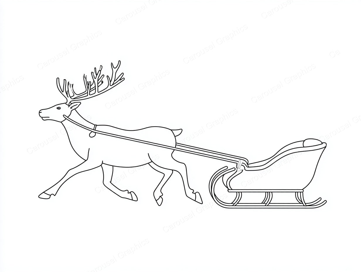 Reindeer Vector Graphic preview