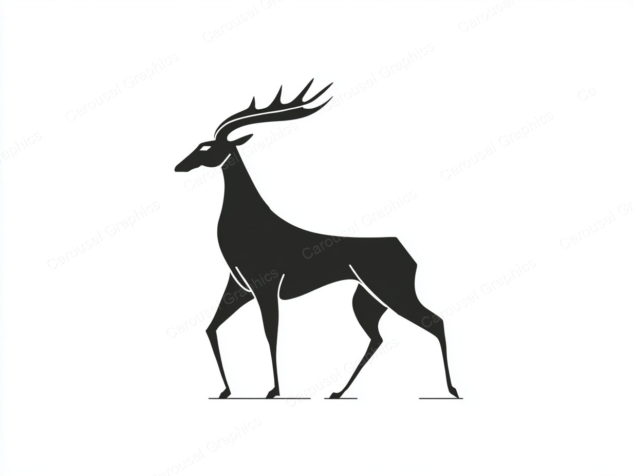 Reindeer Vector Graphic preview