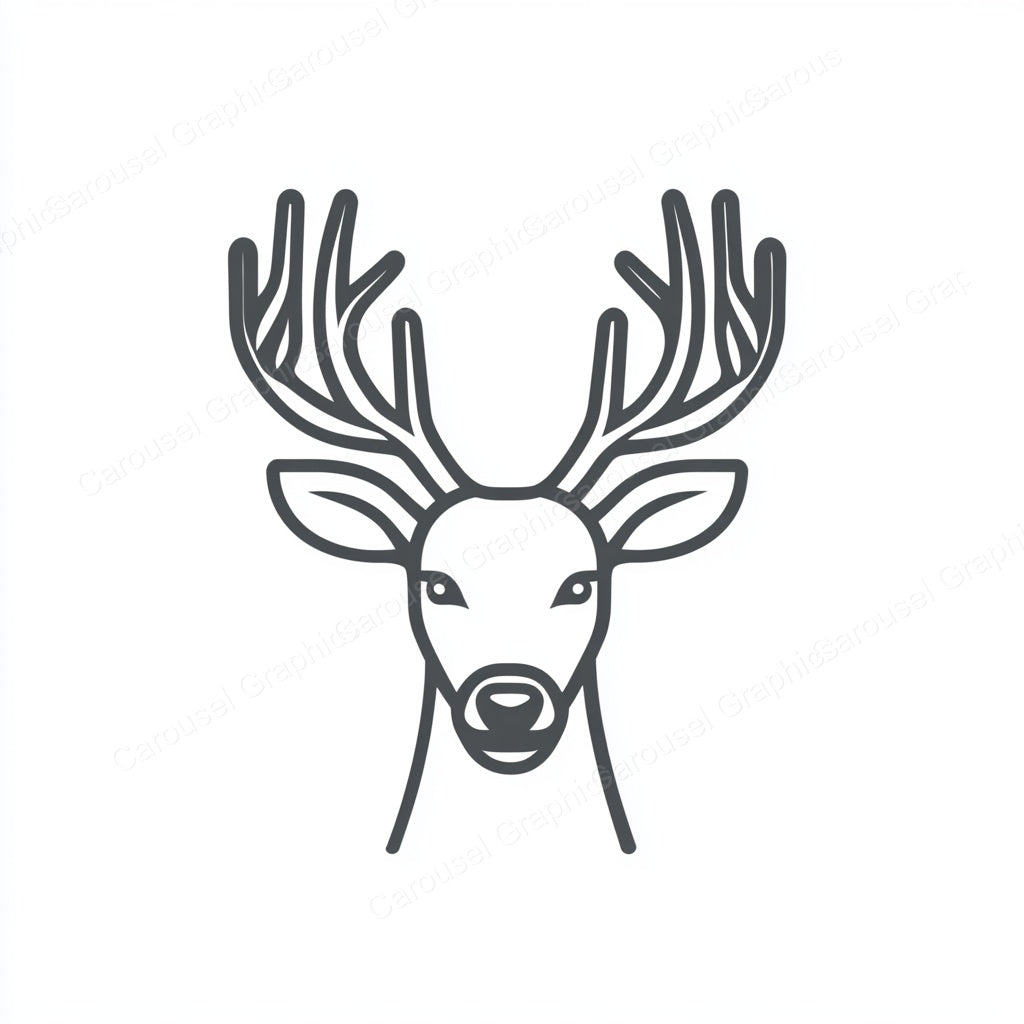 Reindeer Vector Graphic preview