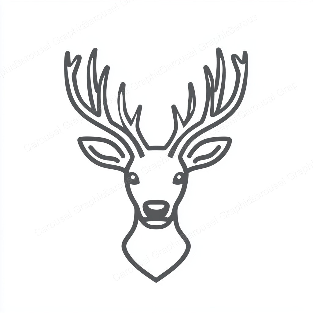 Reindeer Vector Graphic preview