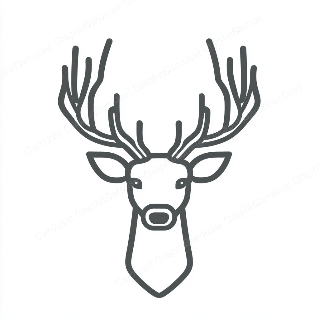 Reindeer Vector Graphic preview