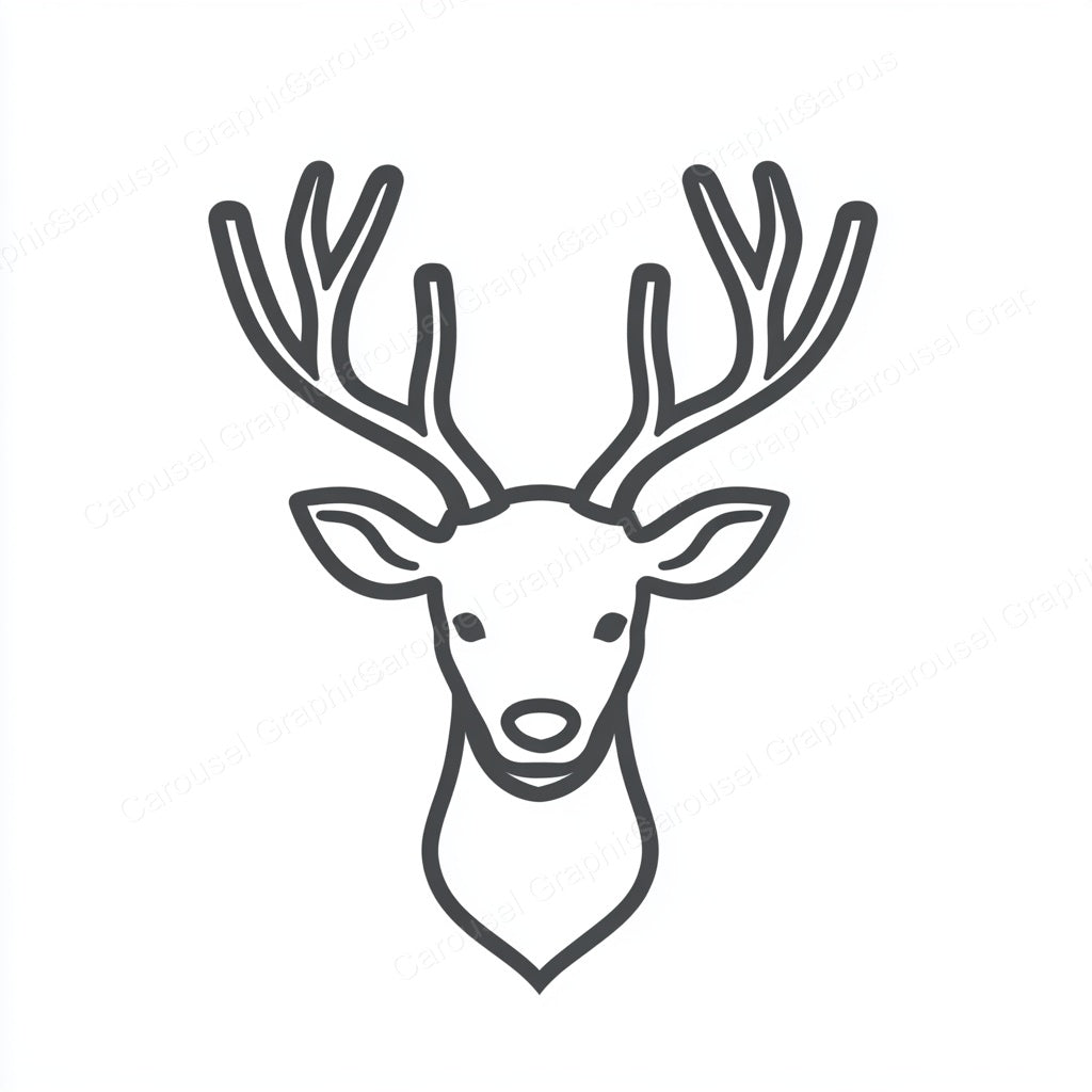 Reindeer Vector Graphic preview