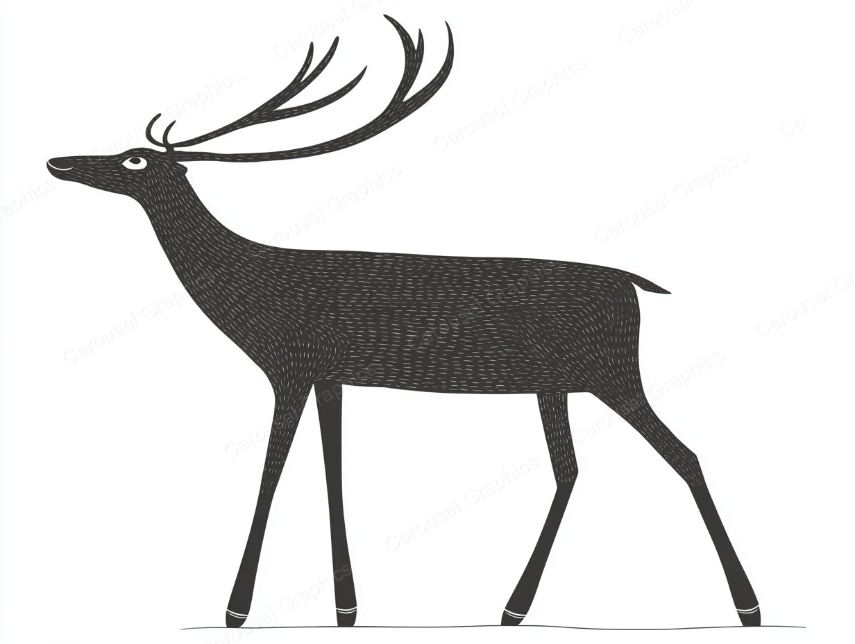 Reindeer Vector Graphic preview