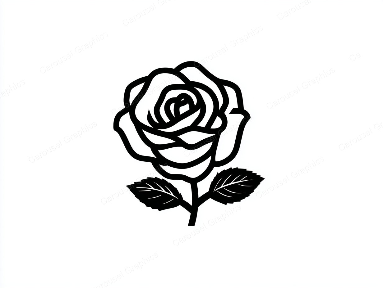 Rose Vector Graphic preview