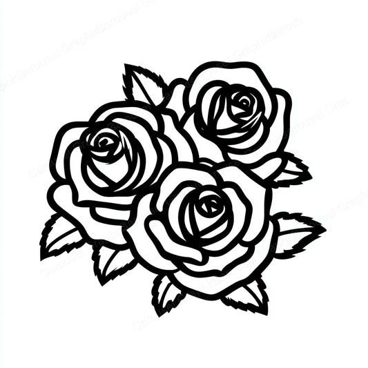 Rose Vector Graphic preview