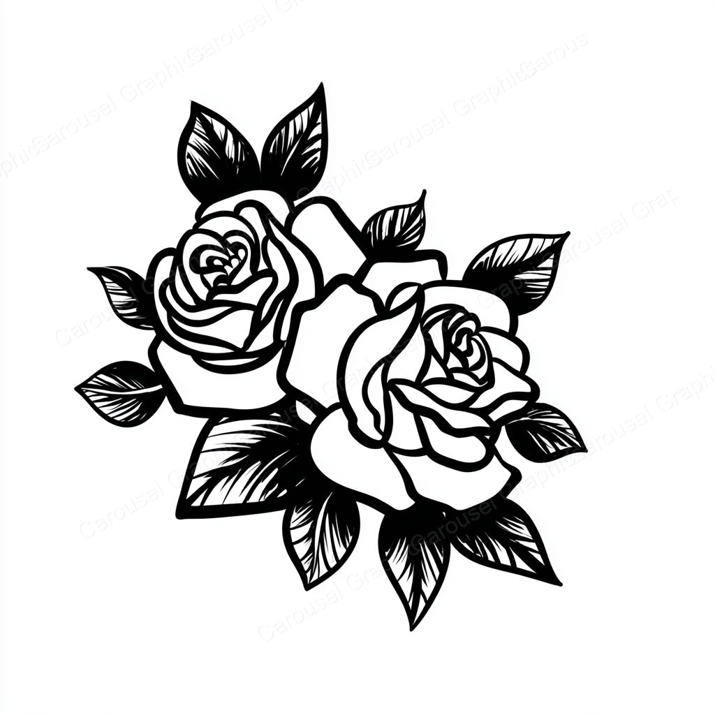 Rose Vector Graphic preview