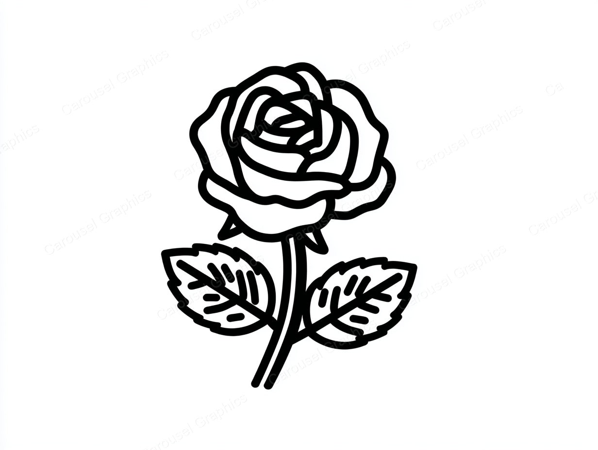 Rose Vector Graphic preview
