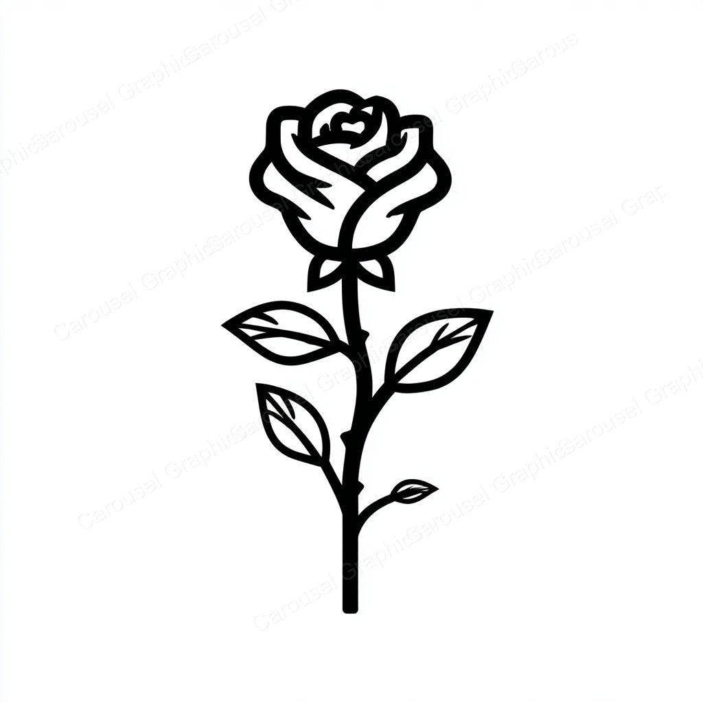Rose Vector Graphic preview