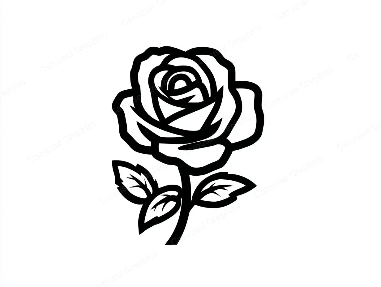 Rose Vector Graphic preview