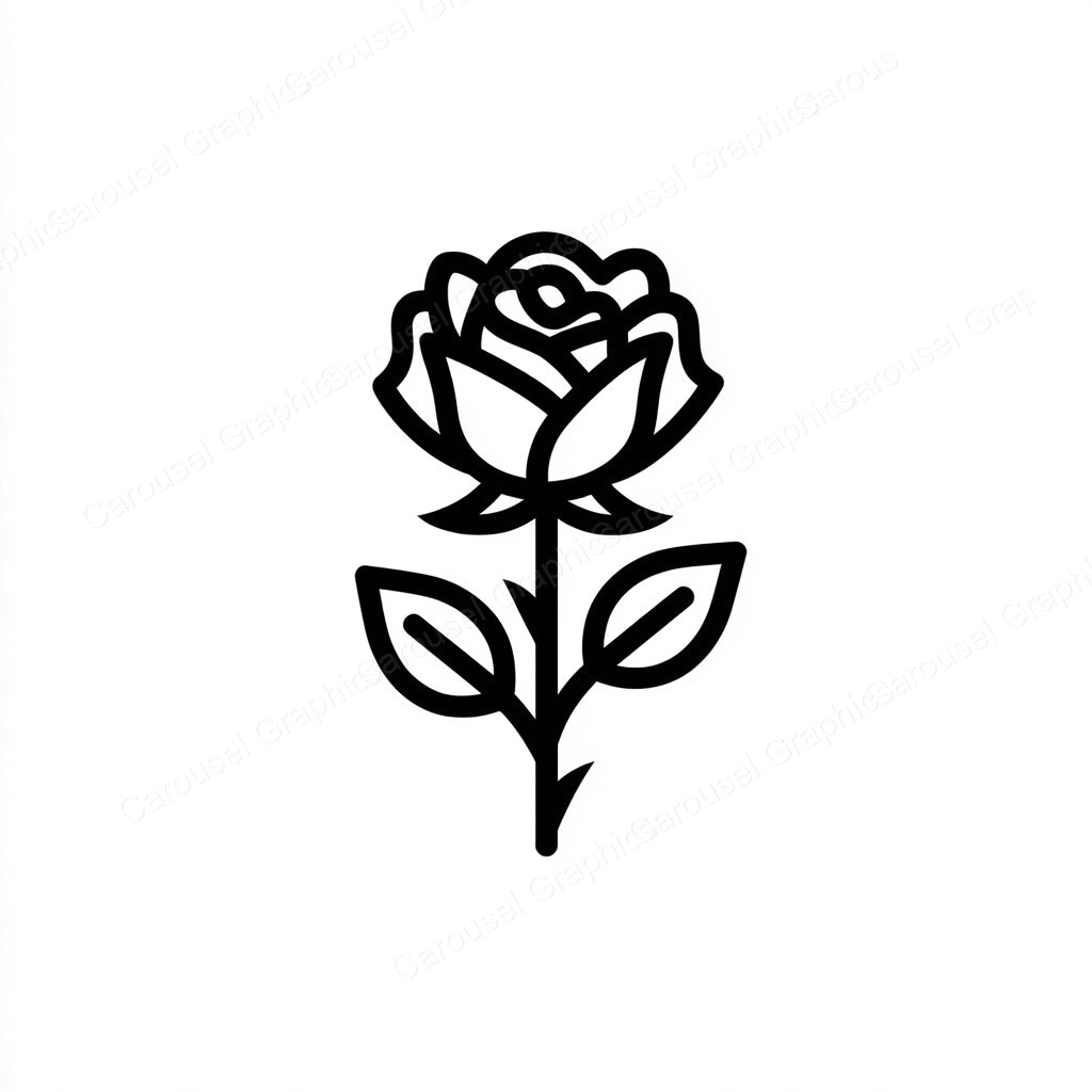 Rose Vector Graphic preview