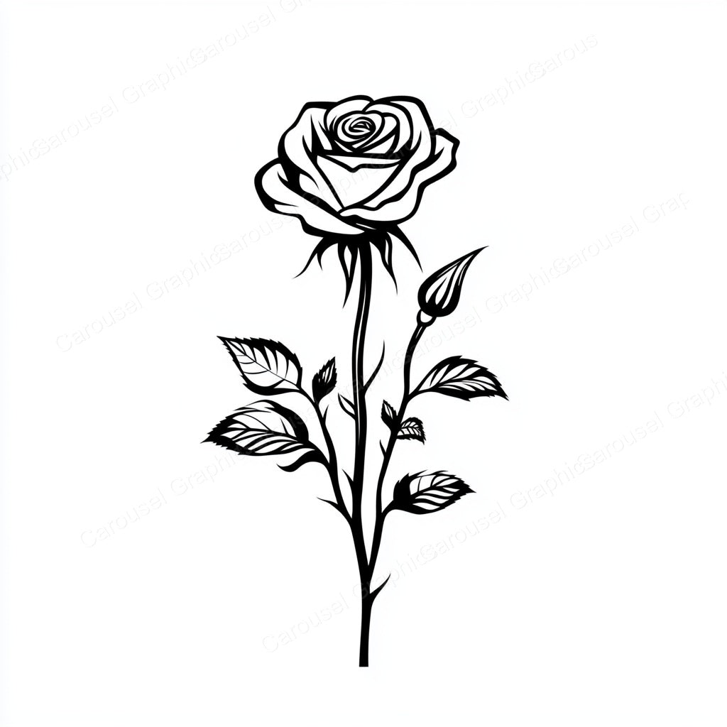 Rose Vector Graphic preview