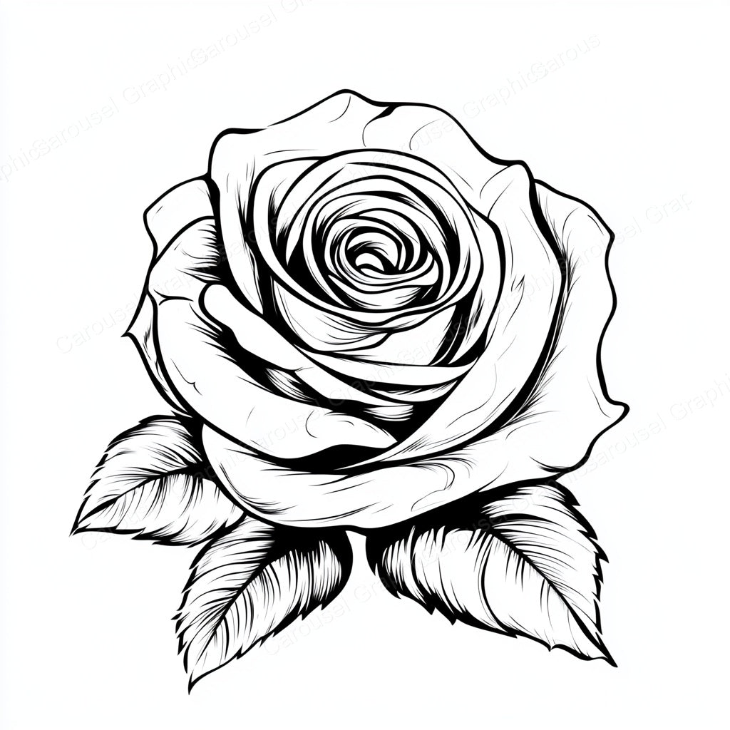 Rose Vector Graphic preview