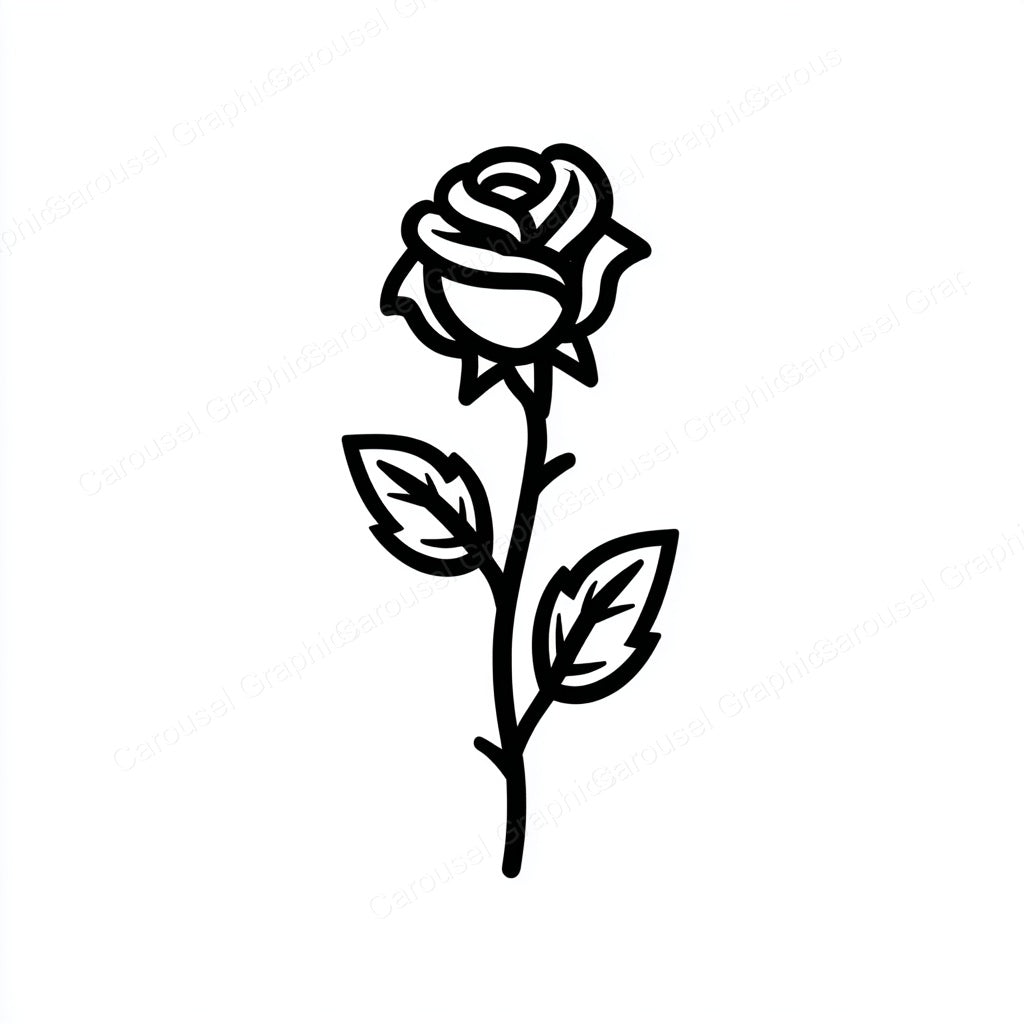 Rose Vector Graphic preview