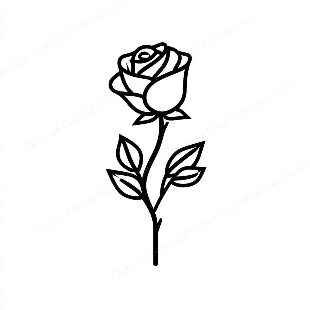 Rose Vector Graphic preview