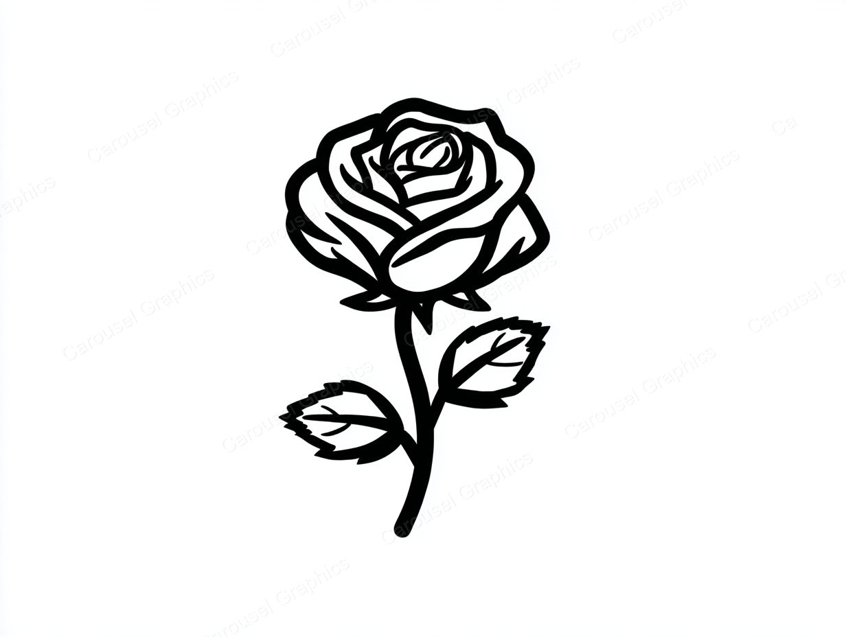 Rose Vector Graphic preview