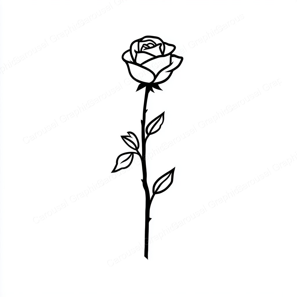 Rose Vector Graphic preview