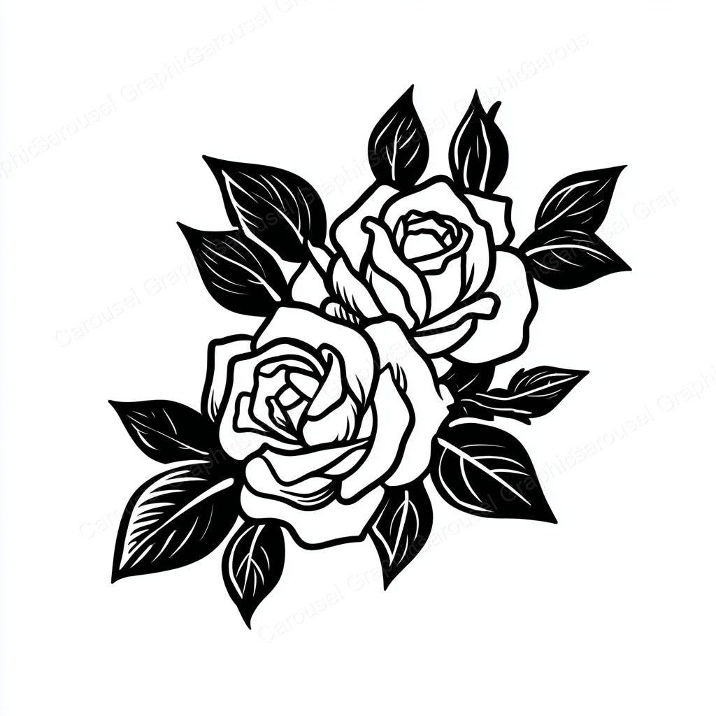 Rose Vector Graphic preview
