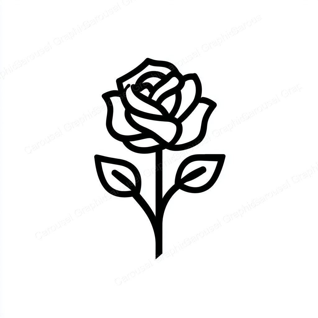 Rose Vector Graphic preview