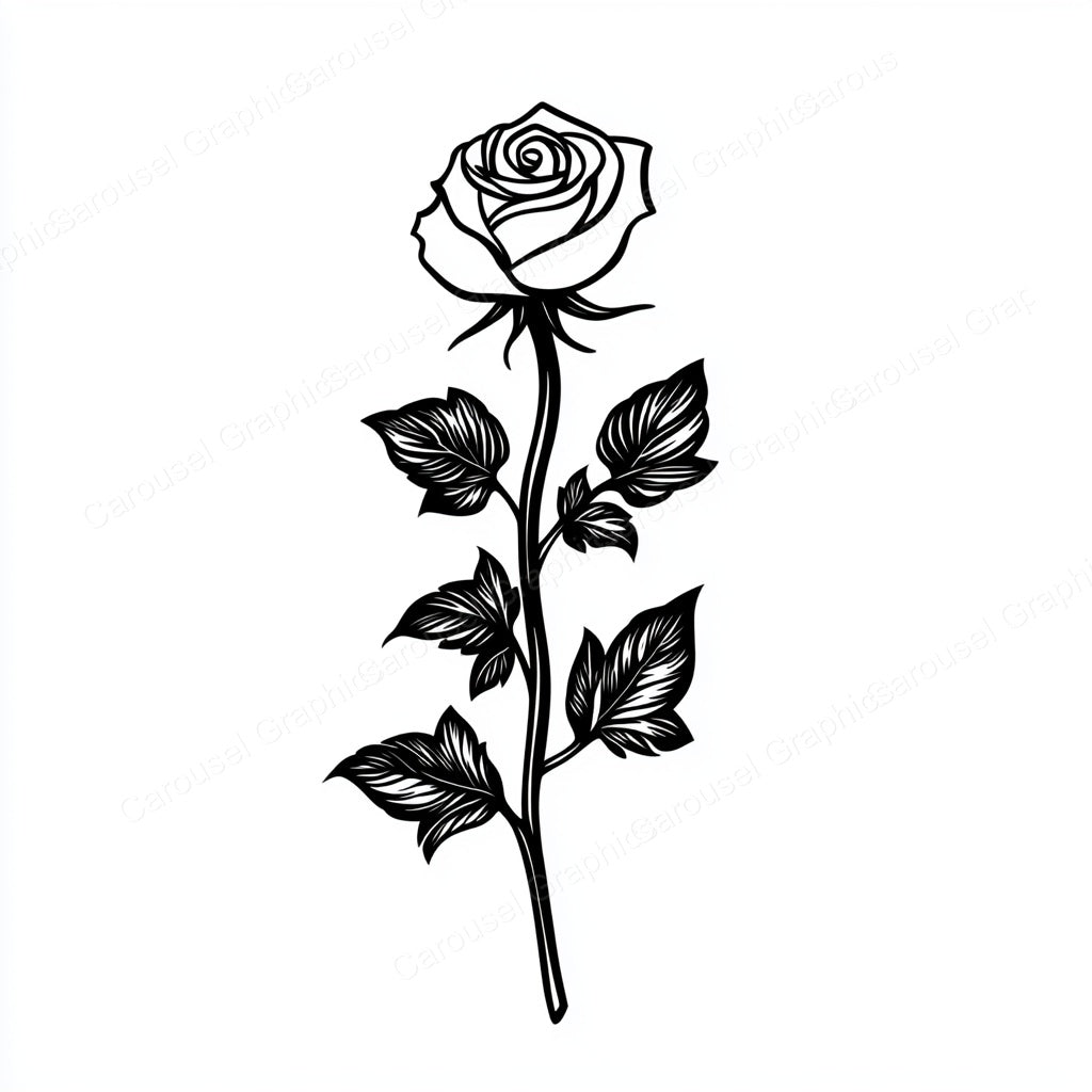 Rose Vector Graphic preview
