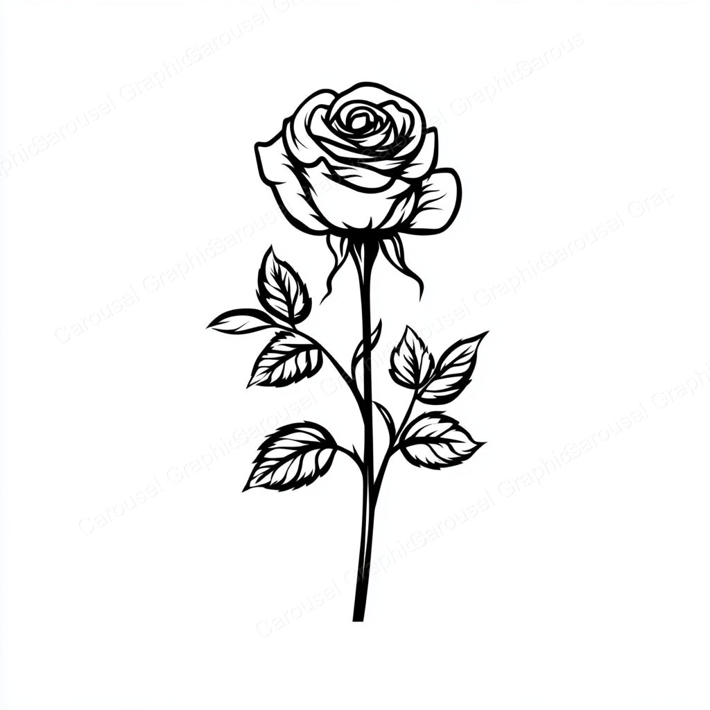 Rose Vector Graphic preview