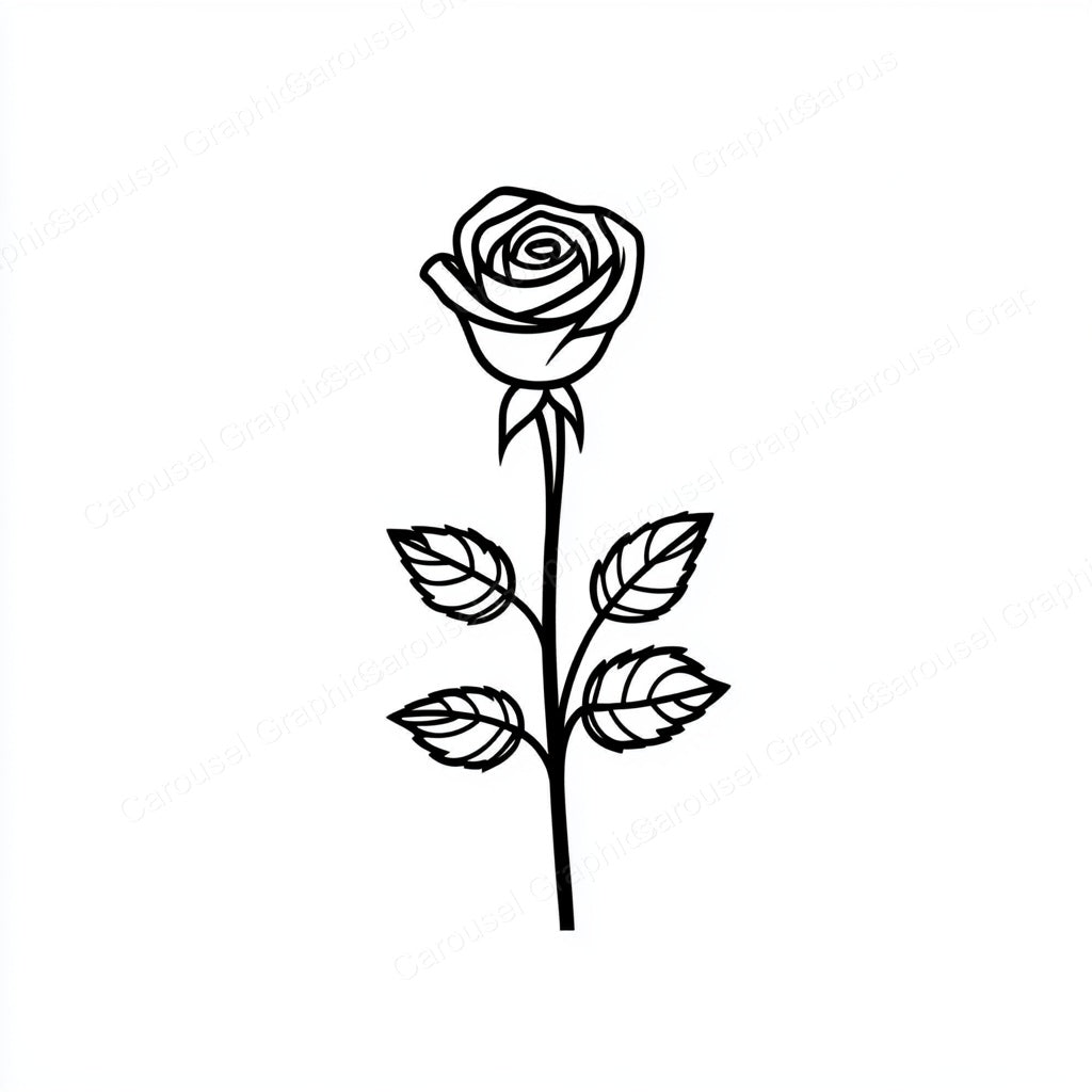 Rose Vector Graphic preview