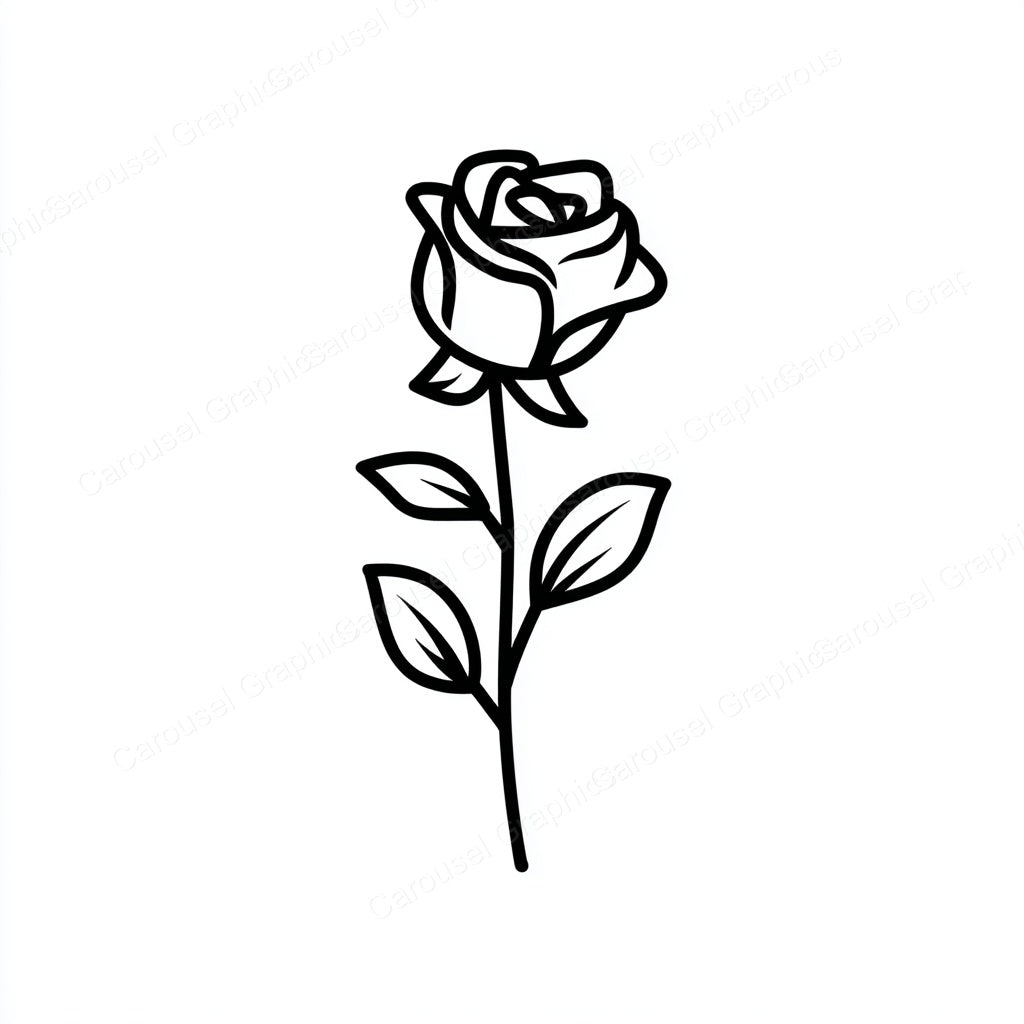 Rose Vector Graphic preview